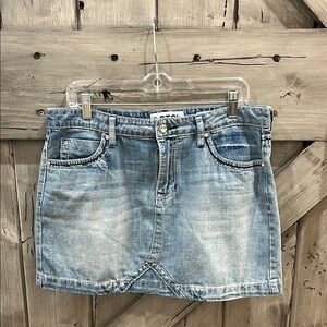 Denim Mini Skirt